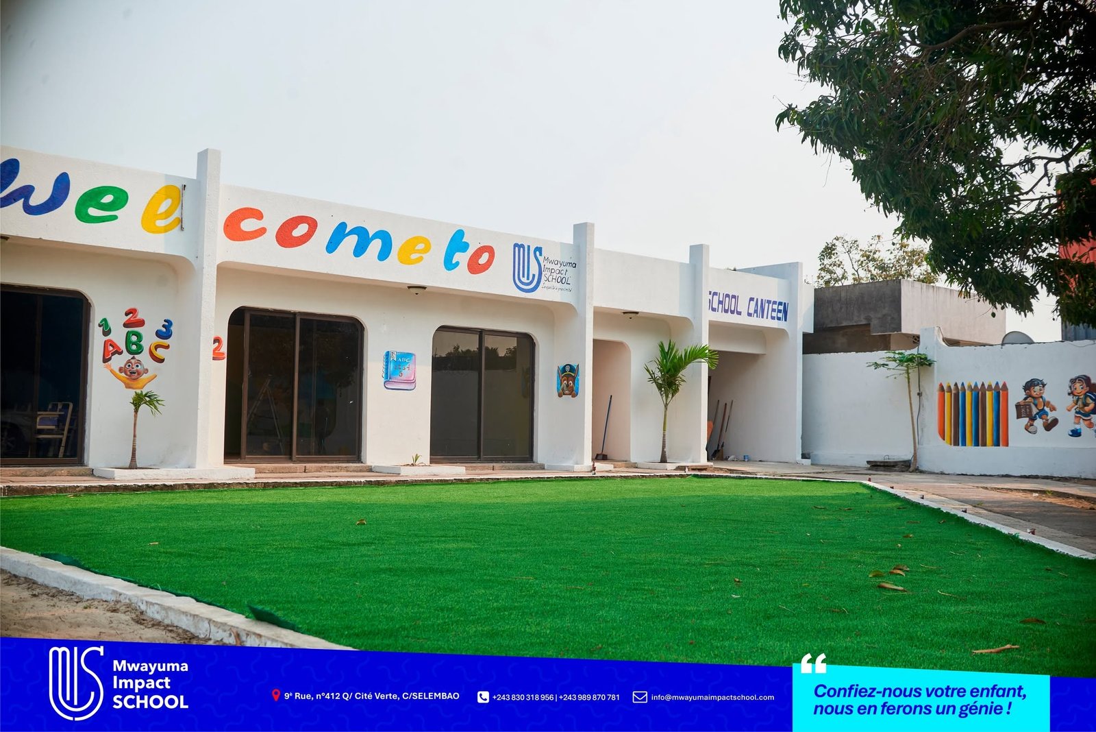 Le campus de Mwayuma Impact School